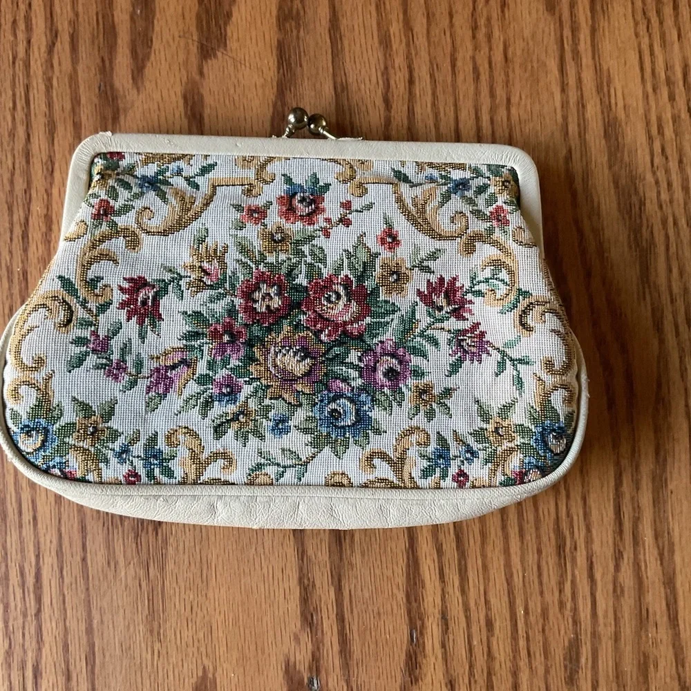 Floral Tapestry Clutch